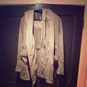 Free People hooded sweater-jacket